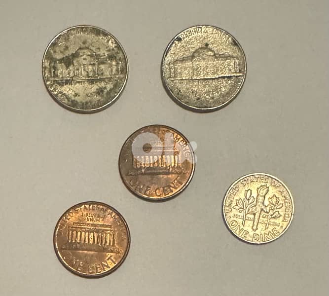 lot of coins from USA 0