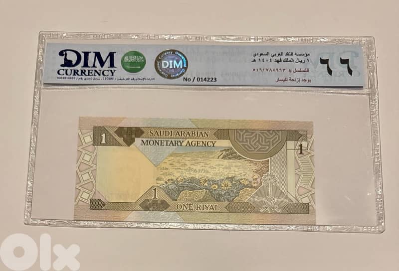 1 riyal Saudi Arabia 1