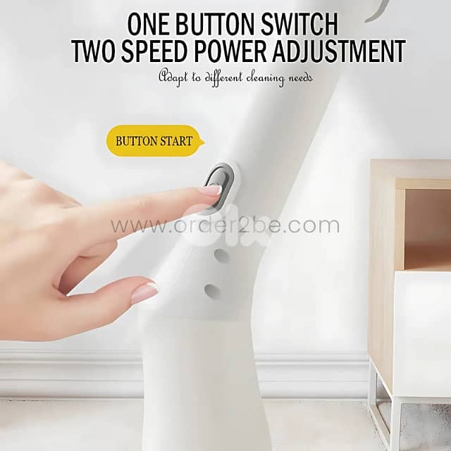 6-in-1 Electric Spin Scrubber for Bath & Floors – 46" Reach, 6 Heads 8