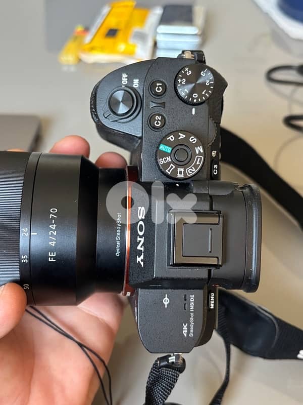 sony a7sii with lens f4 1