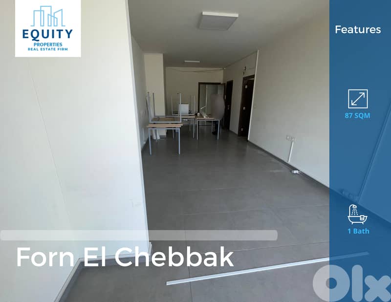 87 SQM Office For Rent In Forn El Chebbak Prime Location #LH201742 0