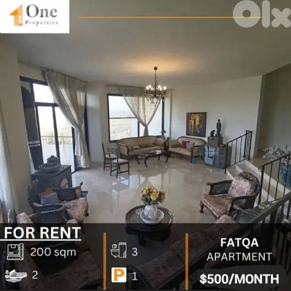 APARTMENT FOR RENT IN FATQA 0