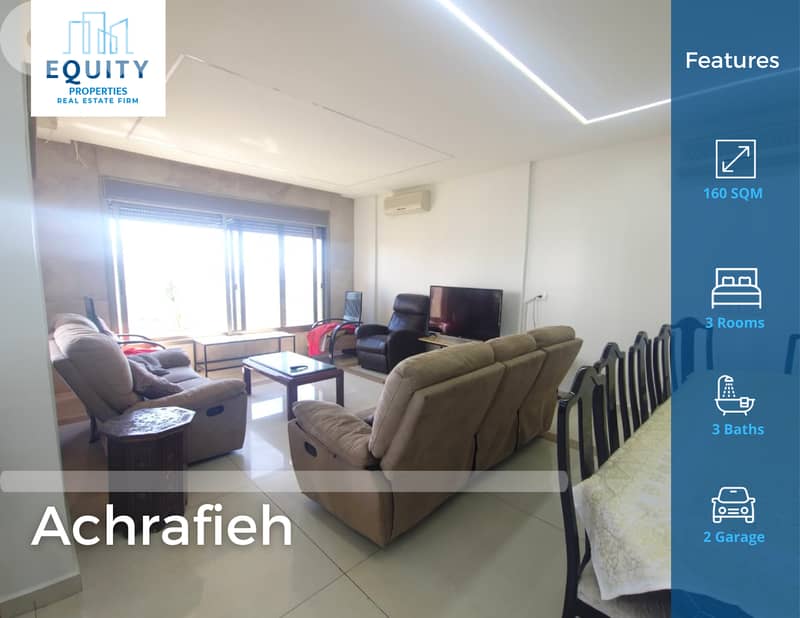 Furnished 160 SQM Apartment For Rent In Achrafieh شقة للإيجار#AA202024 0