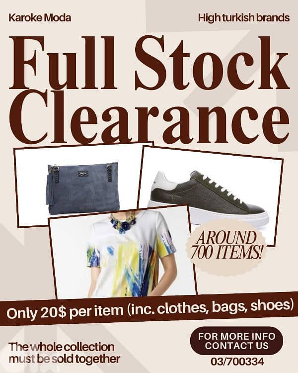 clearing stock 0
