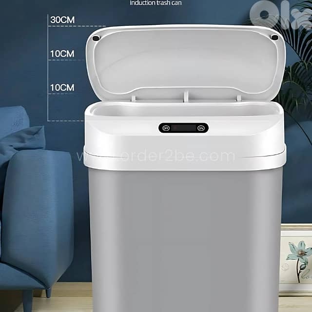 Smart Touch-Free Trash Can – 17.5L w/ Auto Bag Pull for Kitchen & Bath 3