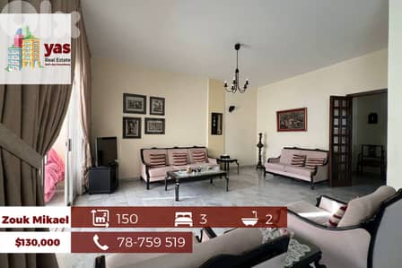 Zouk Mikael 150m2 | Well Maintained | Calm Area | EL/KS