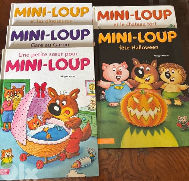 Mini-loup series of book in French 0