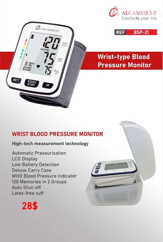 Wrist Blood Pressure Monitor مكنة ضغط 1