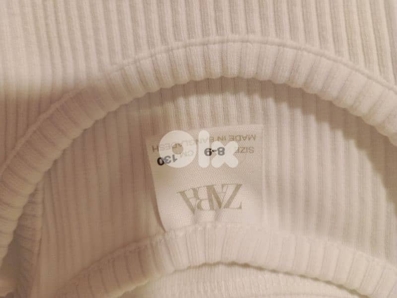 Zara white top with yellow short Mayoral 3