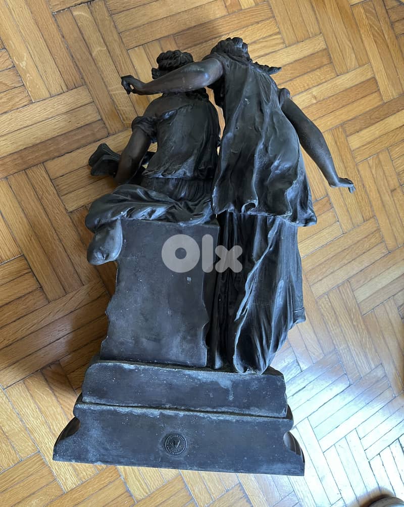 Romance Sculpture by Auguste Moreau 1