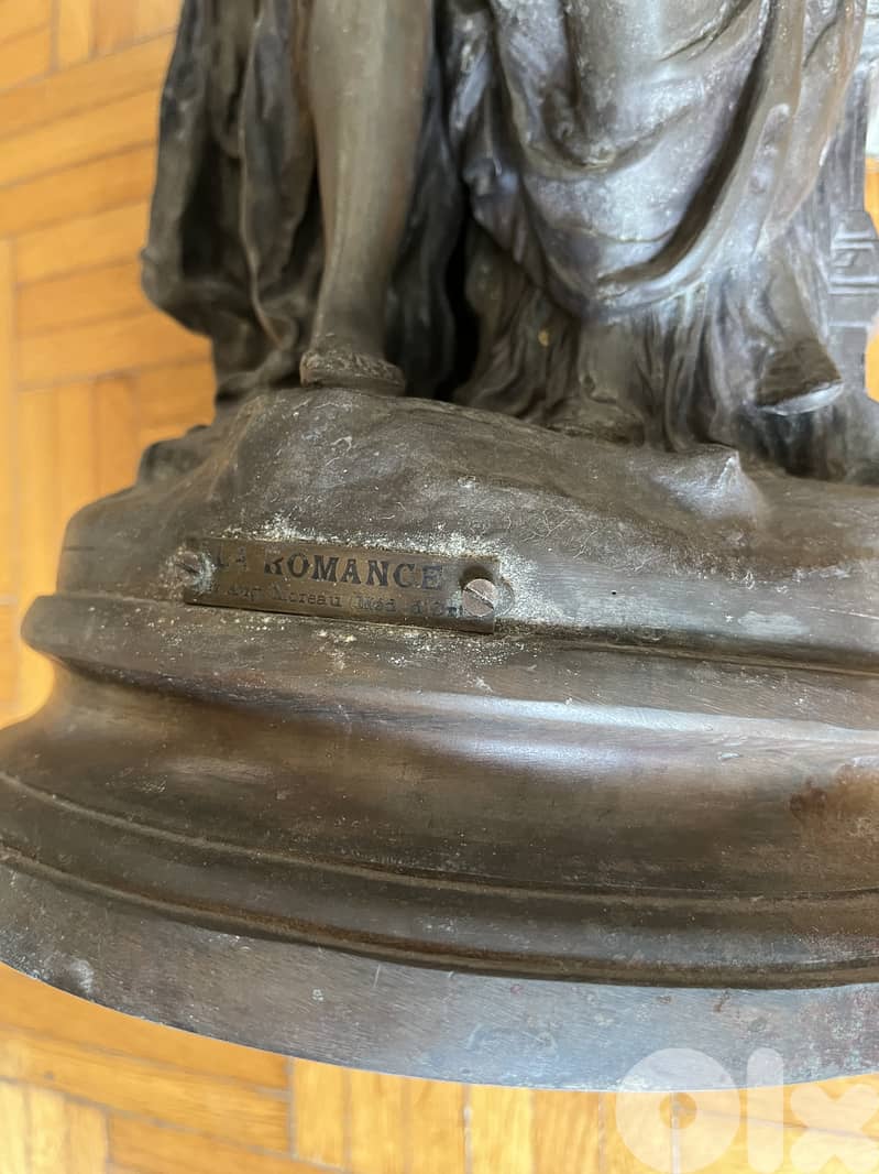 Romance Sculpture by Auguste Moreau 3