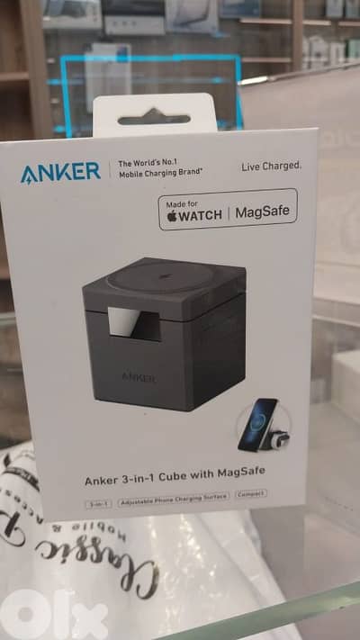 Anker 3 in 1 cube with magsafe seires