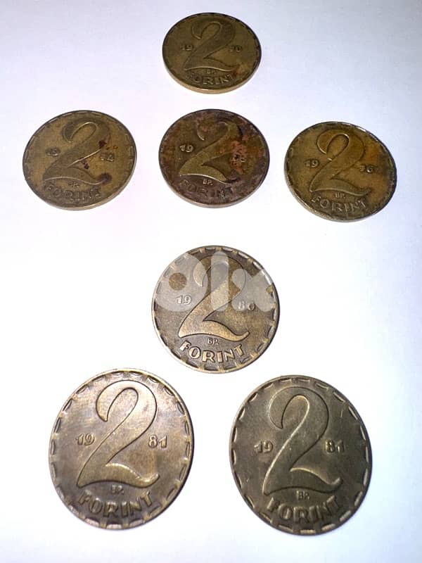lot of coins from Magyar 2