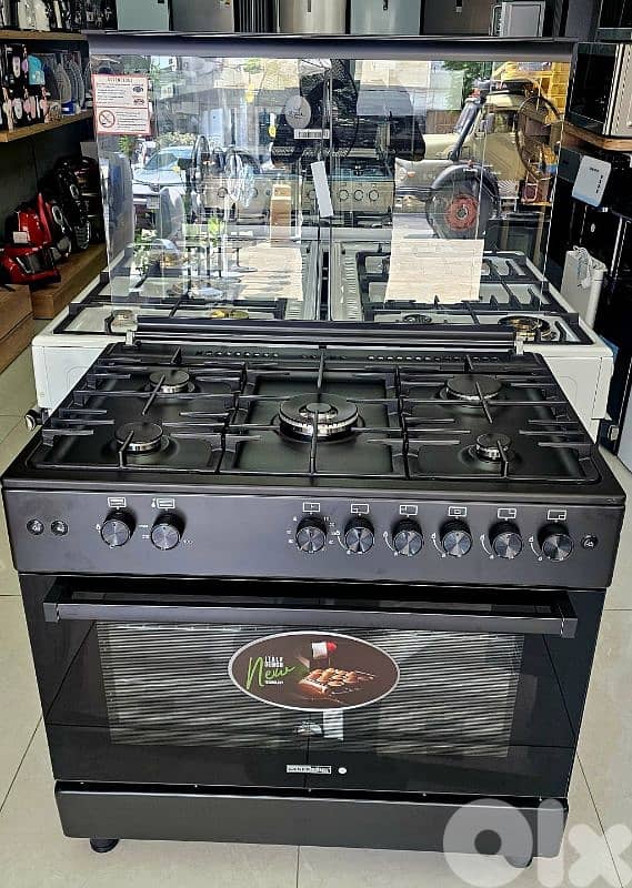 Gas Oven Generallux 90cm فرن غاز جنرال لوكس عريض 0