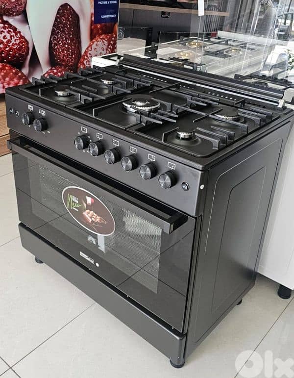 Gas Oven Generallux 90cm فرن غاز جنرال لوكس عريض 1