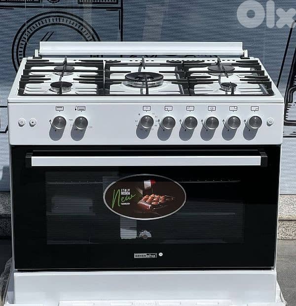 Gas Oven Generallux 90cm فرن غاز جنرال لوكس عريض 2