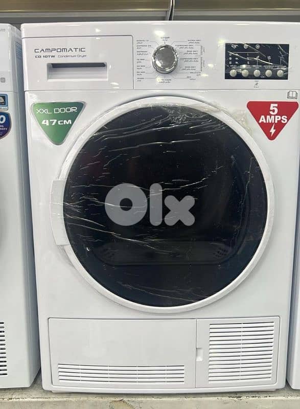 Inverter Dryer Campomatic 10kg نشافة كامبوماتيك إنفرتر كفالة شركة 0