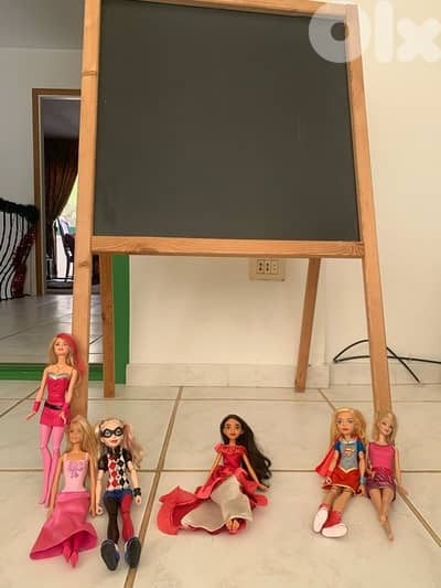 Barbie Dolls with Board
