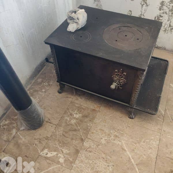 وجاق مازوت مستعمل حالة جيدة ودفاية غاز ودفاية بوق كهرباء 2