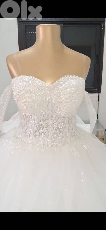 big size corset wedding dress