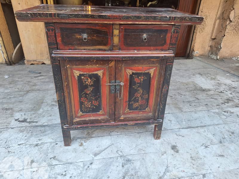 Chinoiserie bahu bar vintage hand made 1