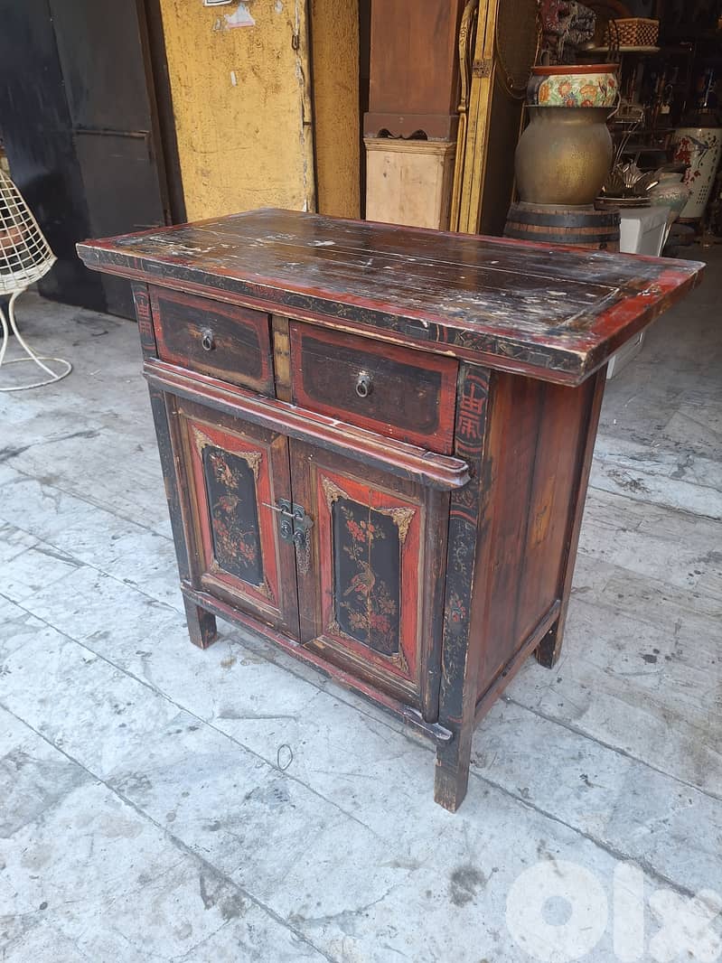 Chinoiserie bahu bar vintage hand made 3