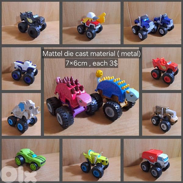 monster trucks different sizes for kids 0