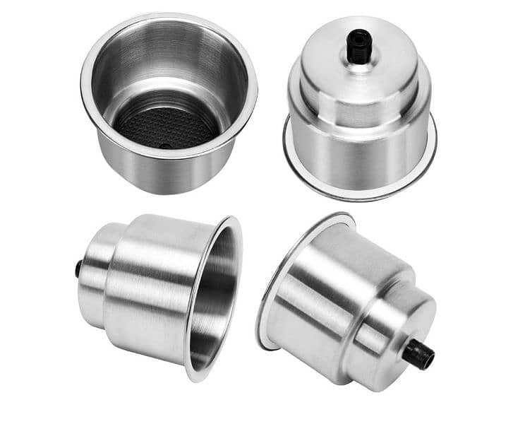 cup holder with blue light stainless steel 316 2