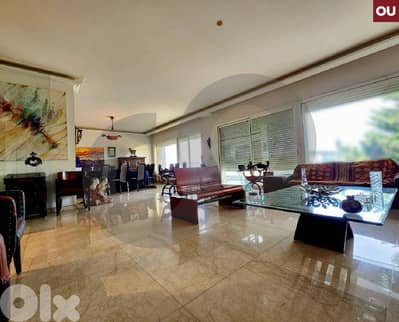 pool, gardens and a  sea view -prime location in Rabieh REF#OU125635