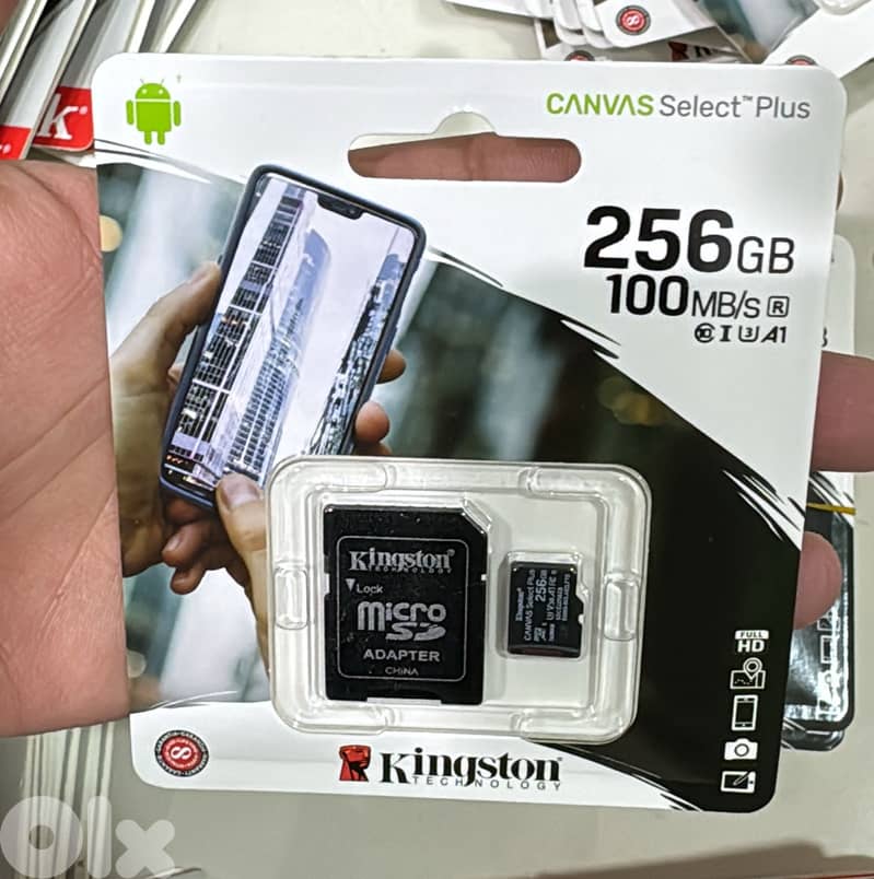 Kingston memory card with adapter 256gb 100mb/s Great & Last offer 0