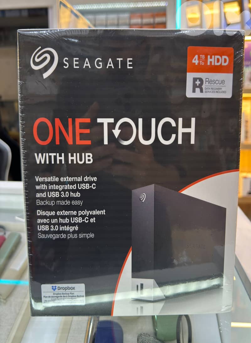 Seagate One touch hub 4tb external hard drive 0