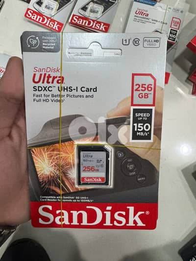 Sandisk ultra sdxc card 256gb up to 150m