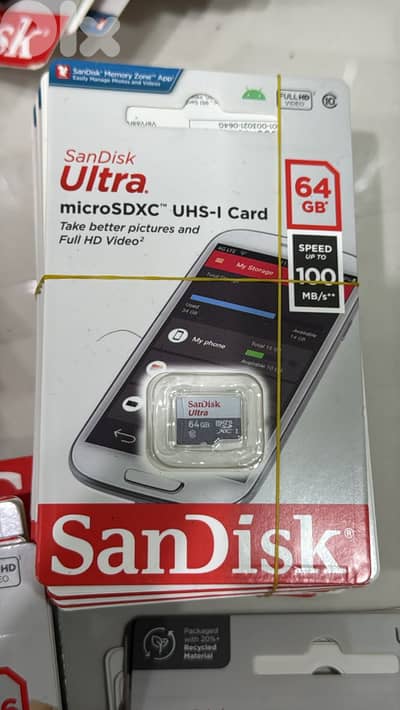 Sandisk micro card 64gb 100mbs