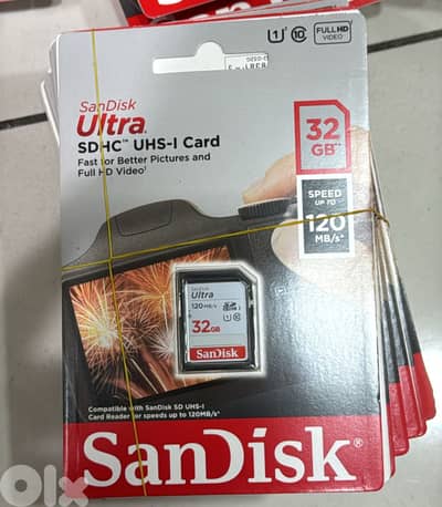 Sandisk ultra sdhc uhs-i card 32gb 120mb/s