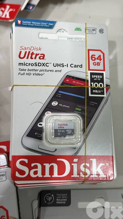 Sandisk micro card 64gb 100mbs Amazing & good offer