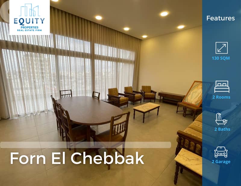 Furnished 130 SQM Apartment For Rent In Forn El Chebbak #LH202442 0