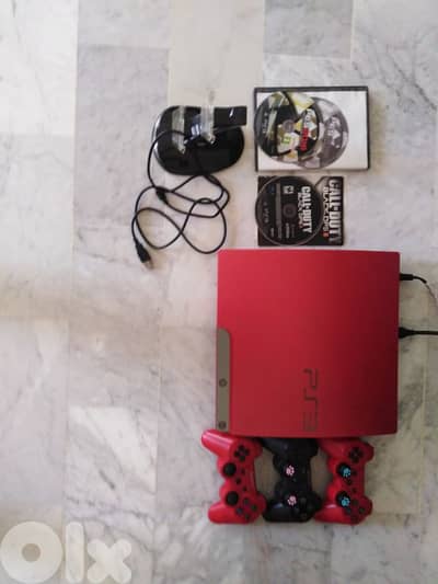 ps3 with all his accessories