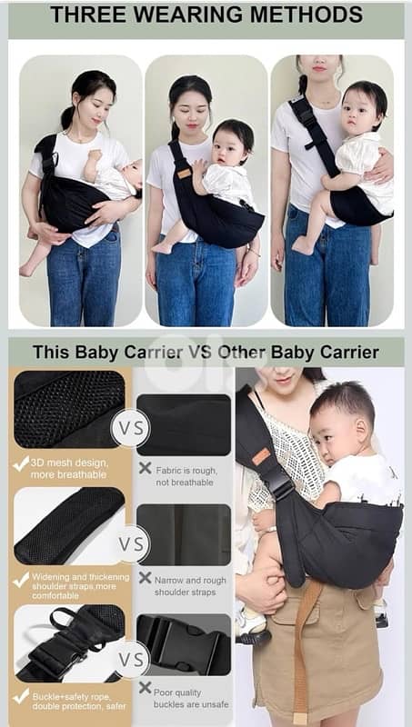 Baby sling carrier 1