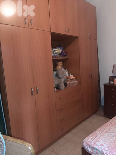 Wooden large capacity closet