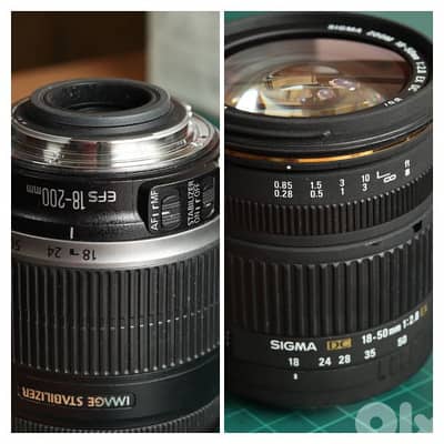 2 canon lenses