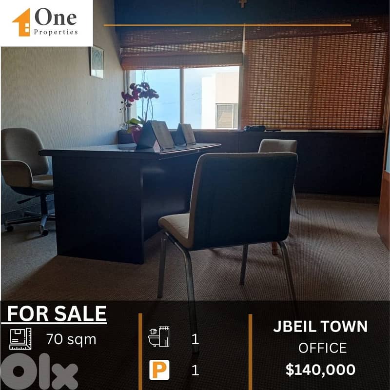 OFFICE FOR SALE IN JBEIL TOWN 0