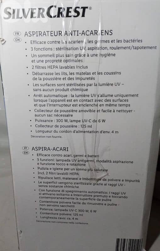 silver crest vacuum UV delivery for all lebanon 1