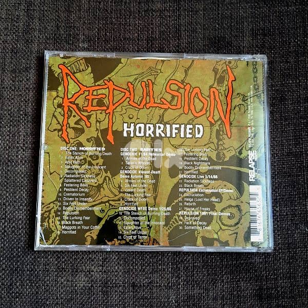 Repulsion - Horrified 2xCD (READ DESCRIPTION!) 1