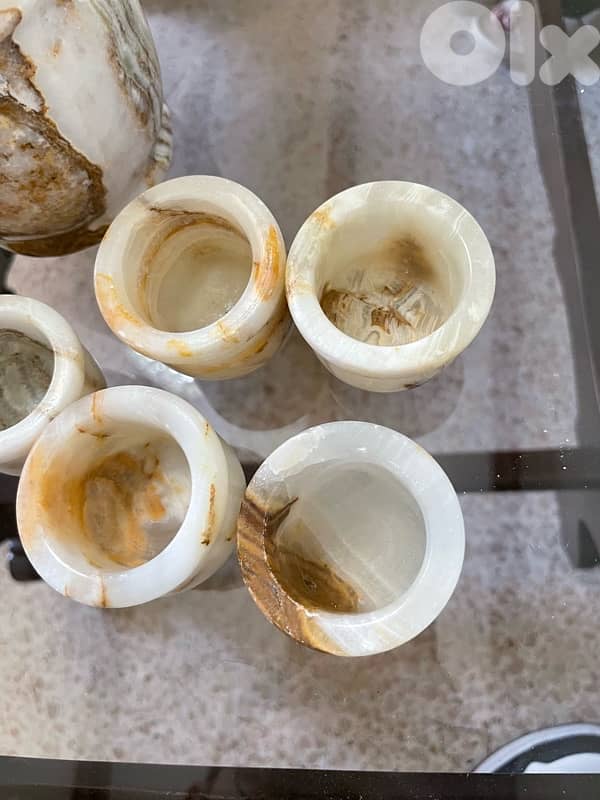 Antique Granite Coffee Set 4