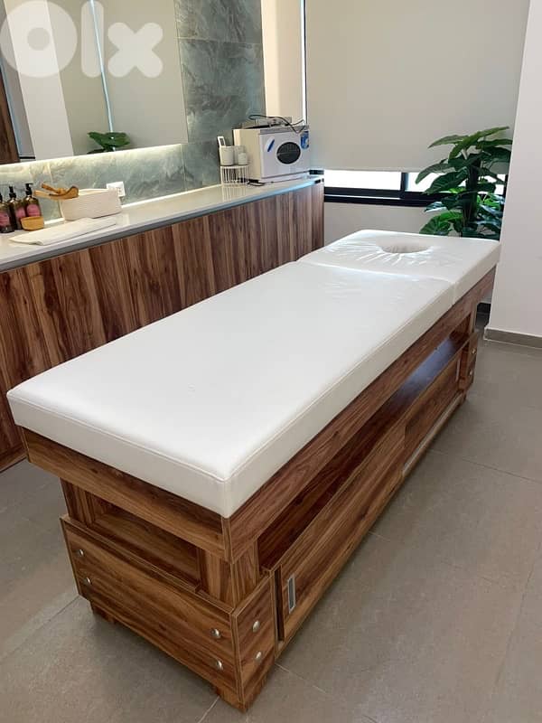 spa bed + hot stones + hot towels machine 0