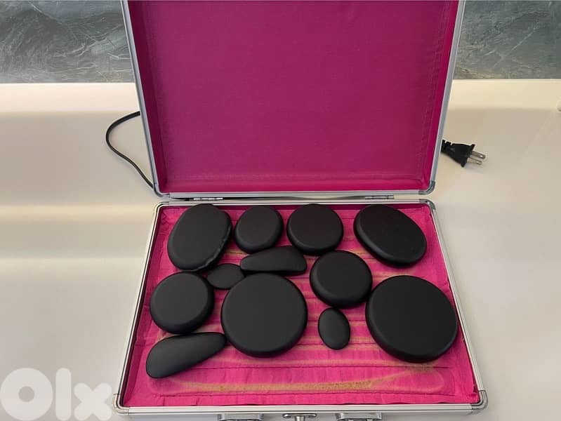 spa bed + hot stones + hot towels machine 1