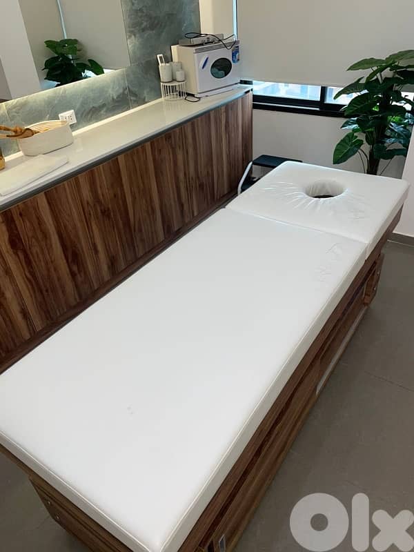 spa bed + hot stones + hot towels machine 5