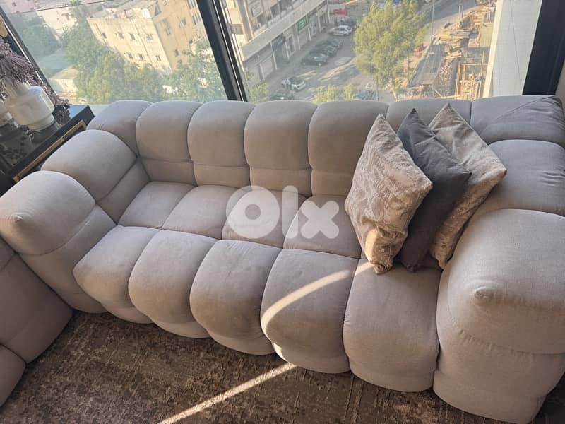 vanlian two seater + three seater sofas 1