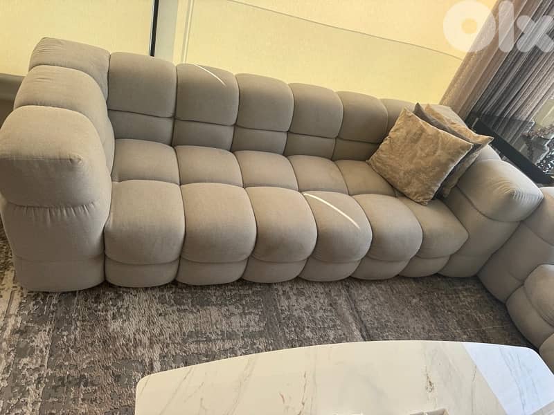 vanlian two seater + three seater sofas 2
