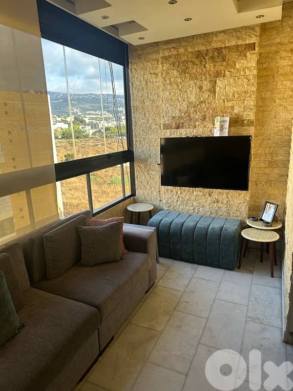 Mountain-view 125M apartment Fully furnished hadath,mahmoul street. 0